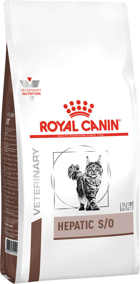Ração Royal Canin Feline Veterinary Diet Hepatic S/O para Gatos com Problemas Hepáticos - 1,5Kg