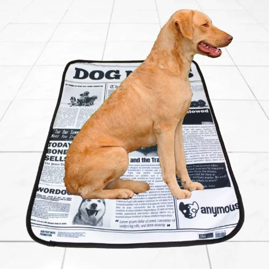 Tapete Higiênico Anymous Dog News Lavável para Cães - Tam. M