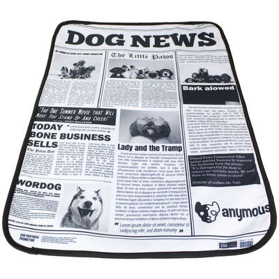 Tapete Higiênico Anymous Dog News Lavável para Cães