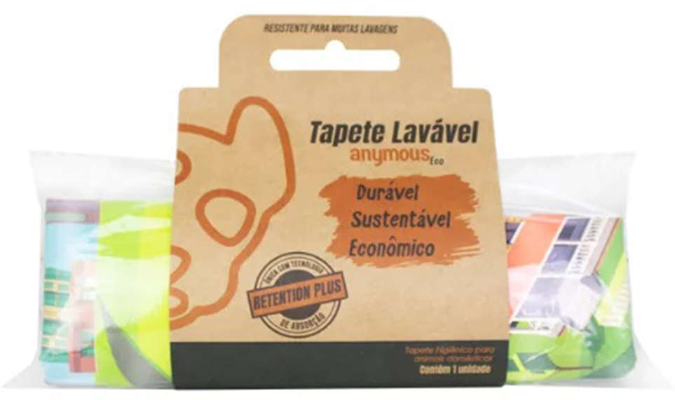 Tapete Higiênico Anymous Farm Lavável para Cães - Tam. M