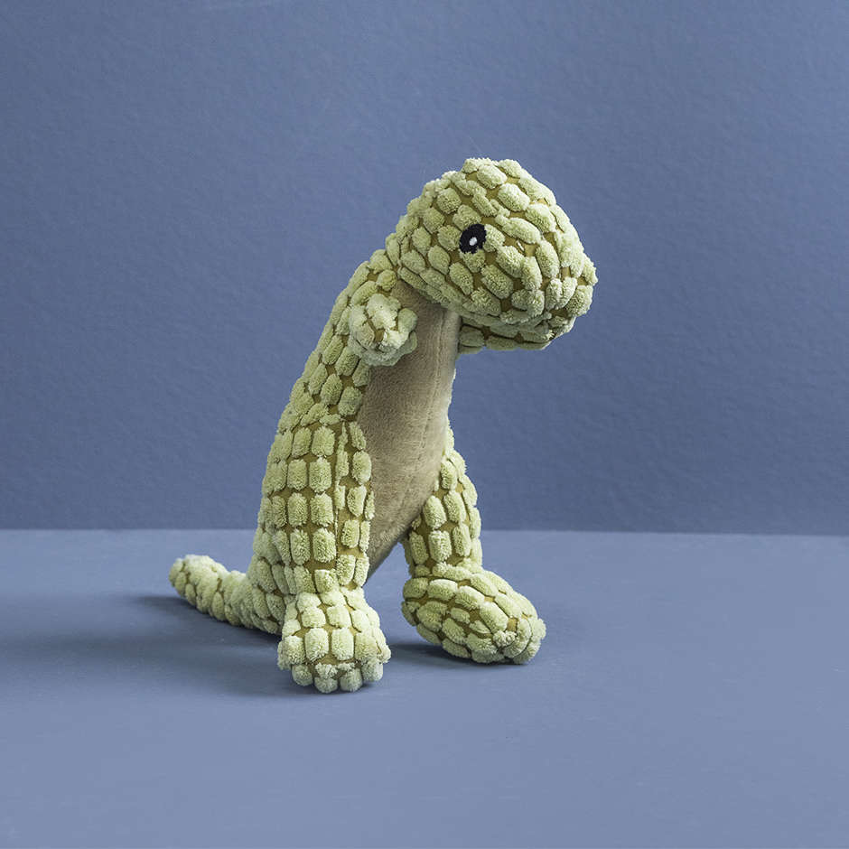Brinquedo Pelúcia Dinossauro para Cães e Gatos - Tam. Único