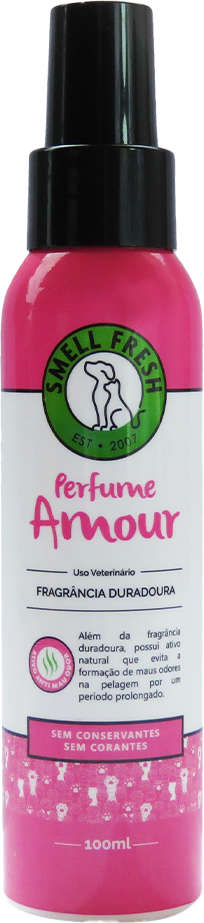 Perfume VetSense Smell Fresh Amour para Cães e Gatos - 100 mL