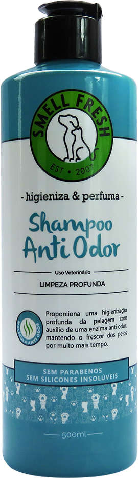 Shampoo VetSense Smell Fresh Anti Odor para Cães e Gatos - 500 mL