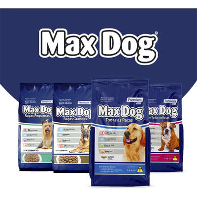Ração Seca Max Dog para Cães Adultos