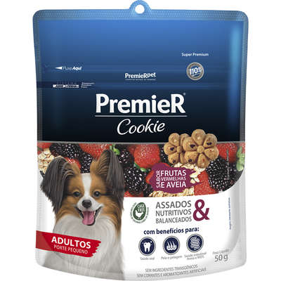 Biscoito PremieR Pet Cookie Frutas Vermelhas e Aveia para Cães Adultos