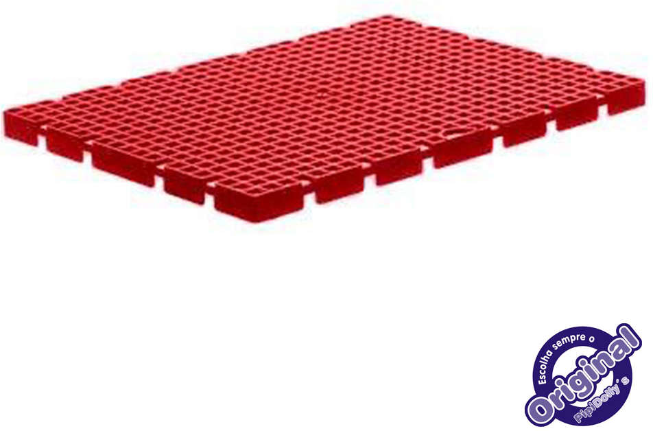 Grade de Reposição Pipidollys Vermelho para Sanitários - Tam. Único