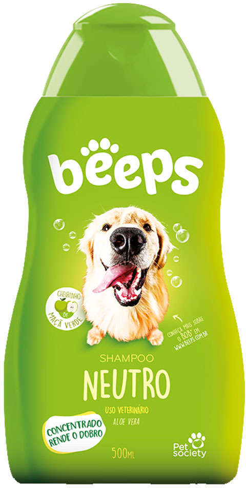 Shampoo Pet Society Beeps Neutro - 500 mL