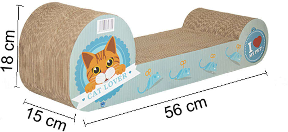 Brinquedo Arranhador Pet Star Japão - Azul