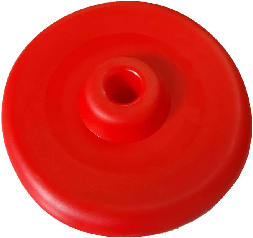 Brinquedo Tipo Frisbee Hurricane em PVC Flexível Vermelho - Tam. Único