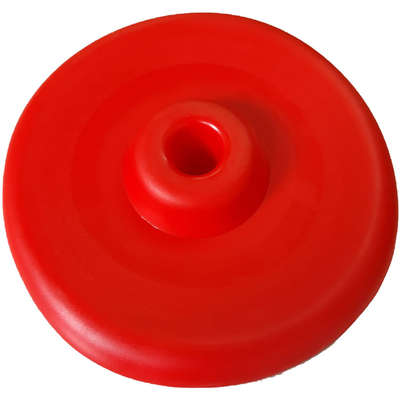 Brinquedo Tipo Frisbee Hurricane em PVC Flexível Vermelho