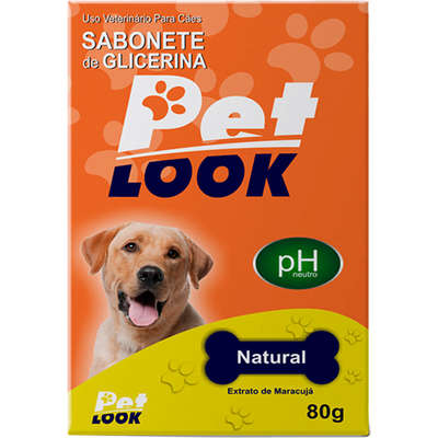 Sabonete Pet Look Glicerina Natural para Cães e Gatos