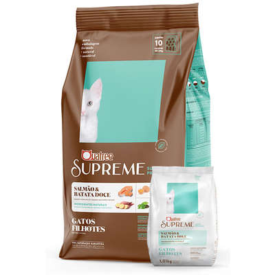 Ração Seca Quatree Supreme Salmão e Arroz Gatos Filhotes