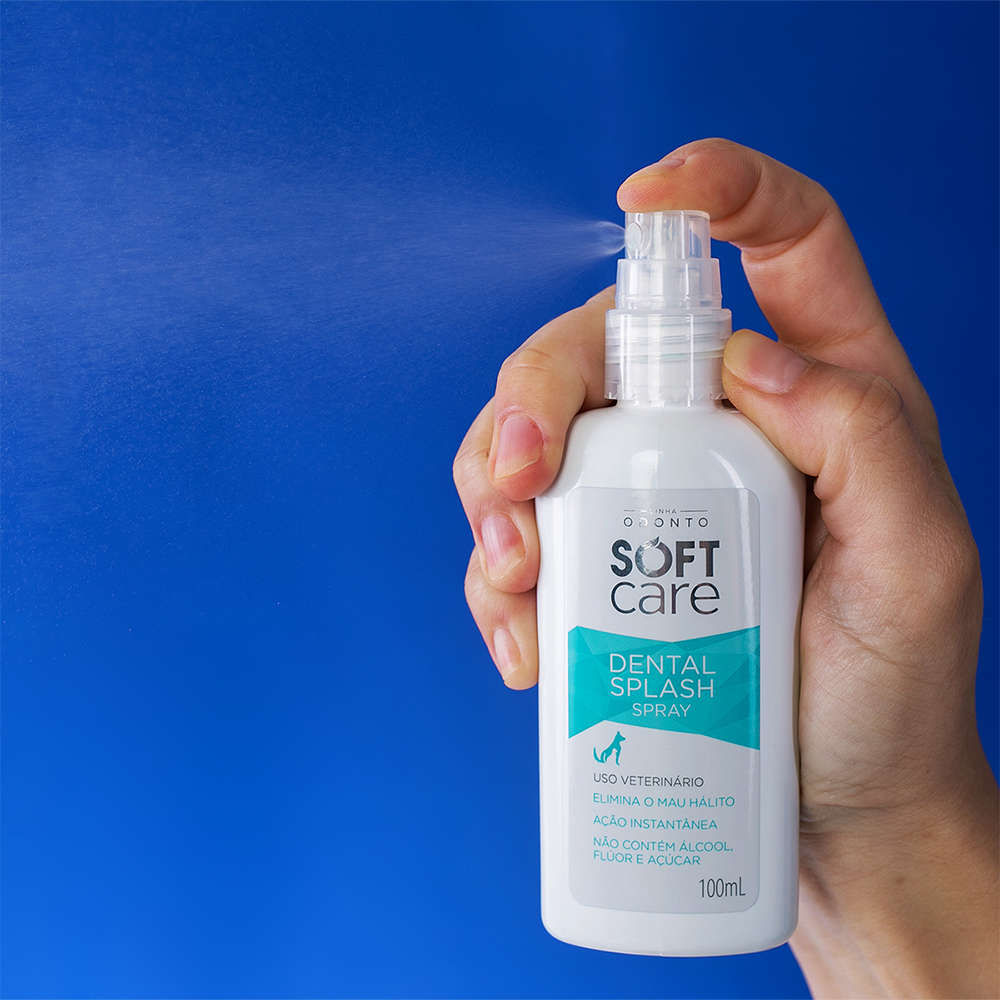 Antisséptico Soft Care Bucal Dental Splash oara Cães e Gatos - 100 mL