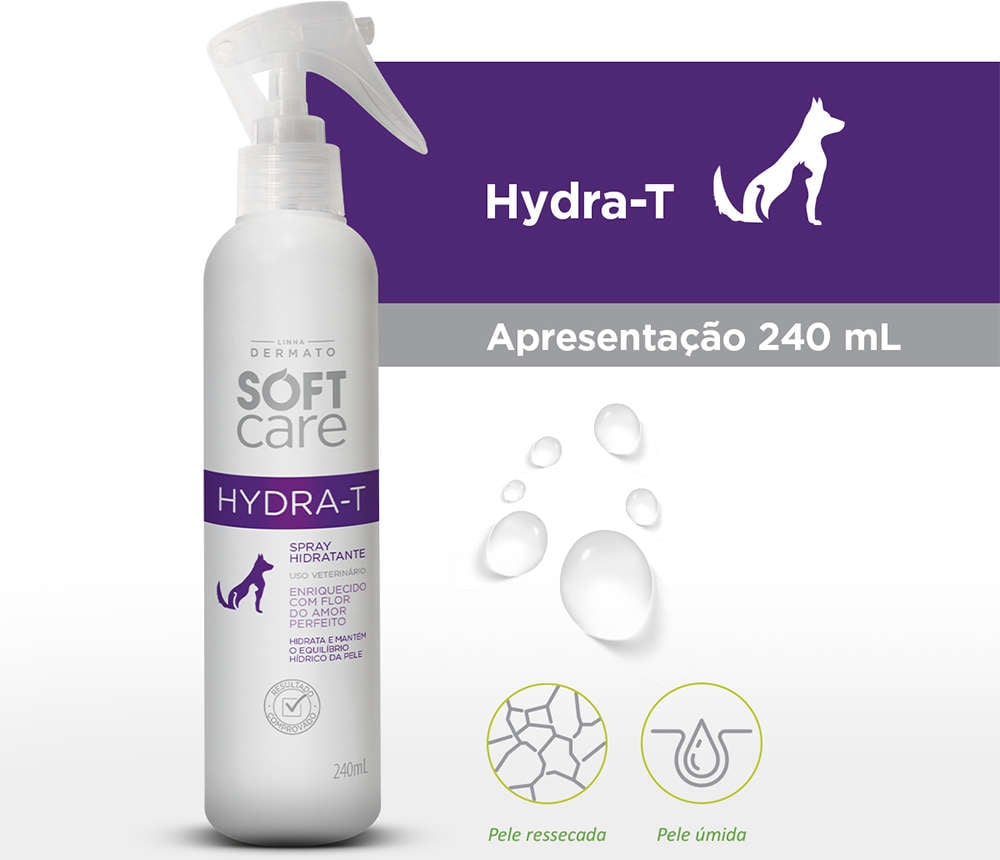 Hidratante Soft Care Spray Hydra T - 240 mL