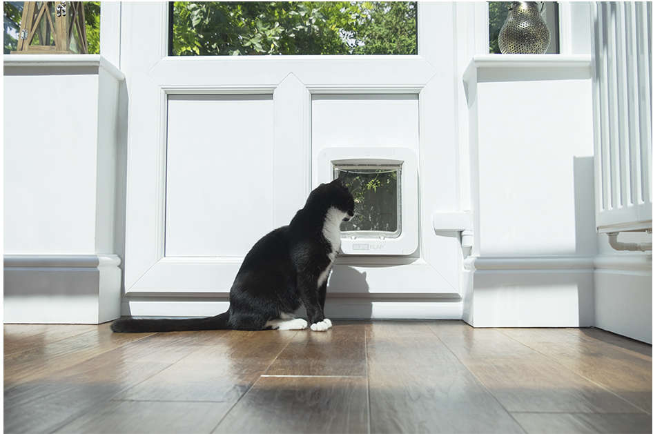 Porta Sure PetCare Flap Microchip Connect para Gatos - Tam. Único