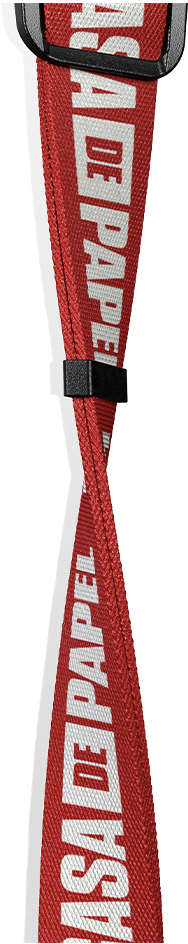 Peitoral H Future Pet La Casa de Papel Vermelho para Cães - Tam. G