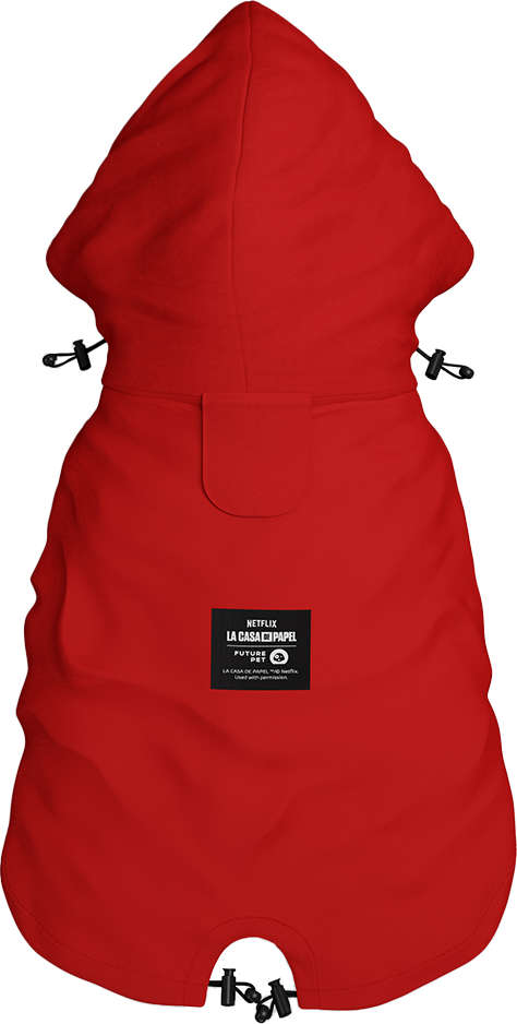 Capa de Chuva Future Pet La Casa de Papel para Cães - Tam. PP