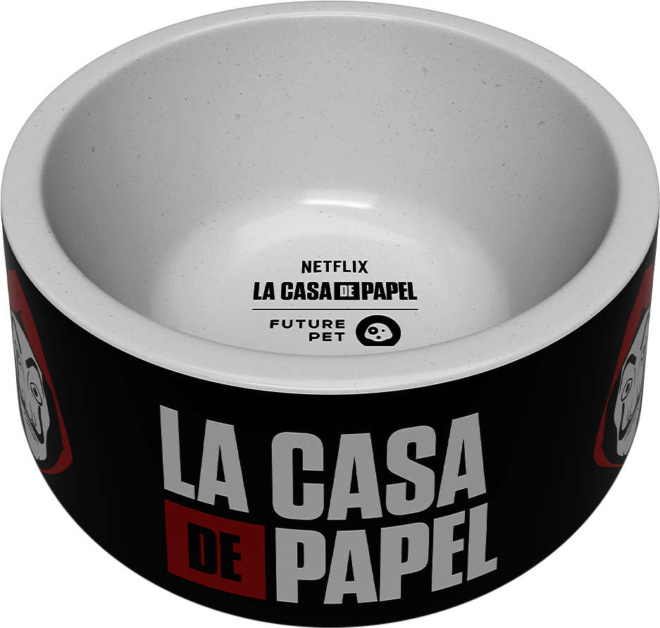 Comedouro Future Pet La Casa de Papel - 350 mL
