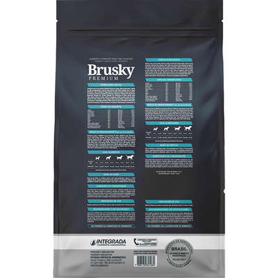 Ração Seca Brusky para Cães Filhotes