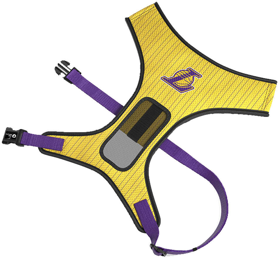 Peitoral Mesh Future Pet NBA Lakers para Cães - Tam. PP
