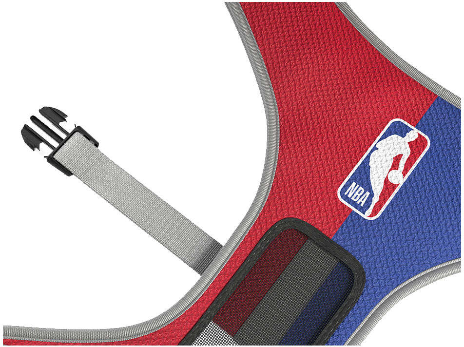 Peitoral Mesh Future Pet NBA Logo para Cães - Tam. PP
