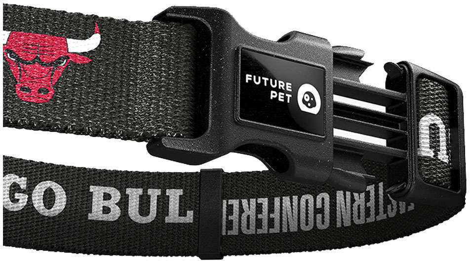 Coleira Future Pet NBA Bulls para Cães - Tam. PP
