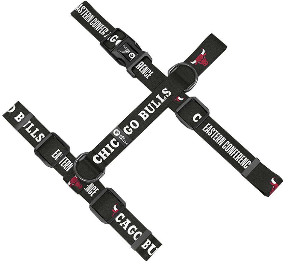 Peitoral H Future Pet NBA Bulls para Cães - Tam. PP