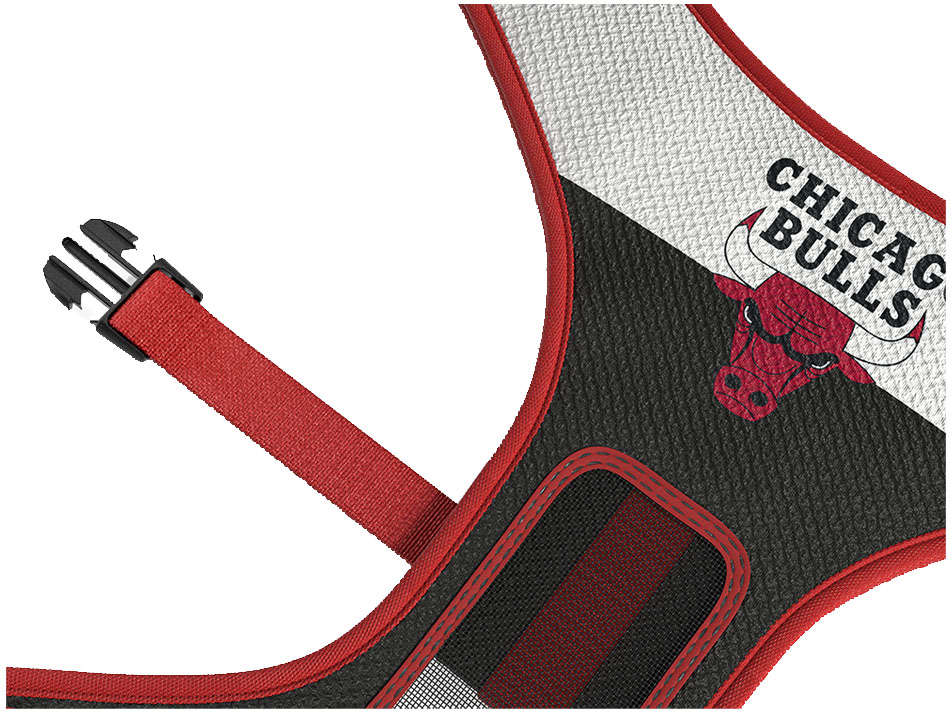 Peitoral Mesh Future Pet NBA Bulls para Cães - Tam. PP