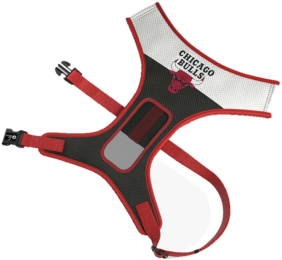 Peitoral Mesh Future Pet NBA Bulls para Cães - Tam. PP