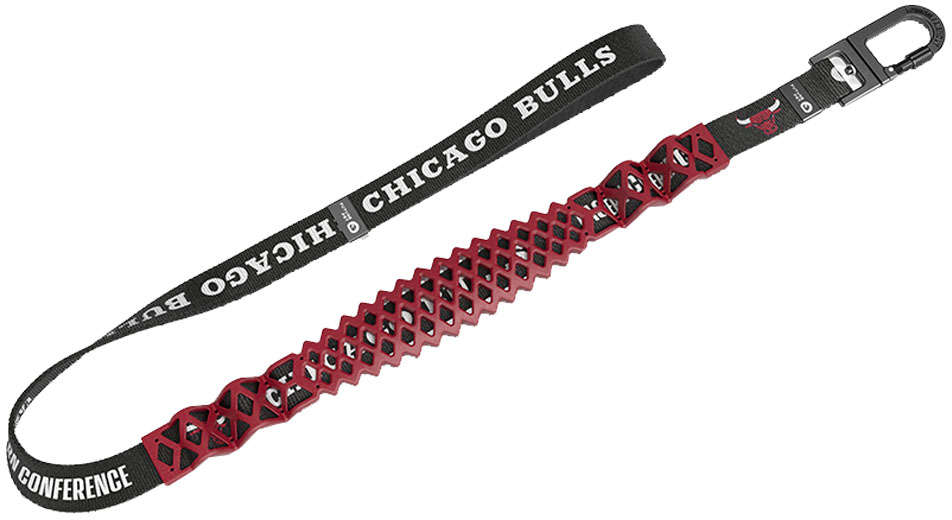 Guia com Amortecedor Future Pet NBA Bulls para Cães - Tam. P