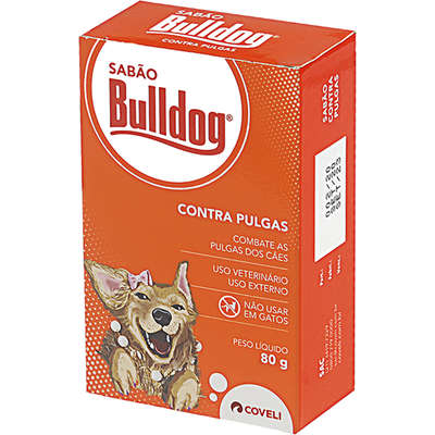 Sabão Coveli Antipulgas Bulldog para Cães