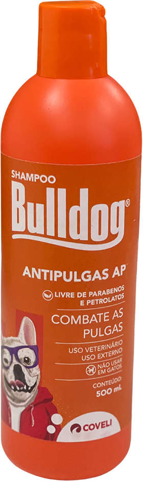 Shampoo Coveli Antipulgas Bulldog para Cães - 500 mL