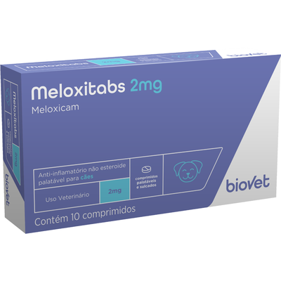 Anti-inflamatório Meloxitabs Biovet 2 mg