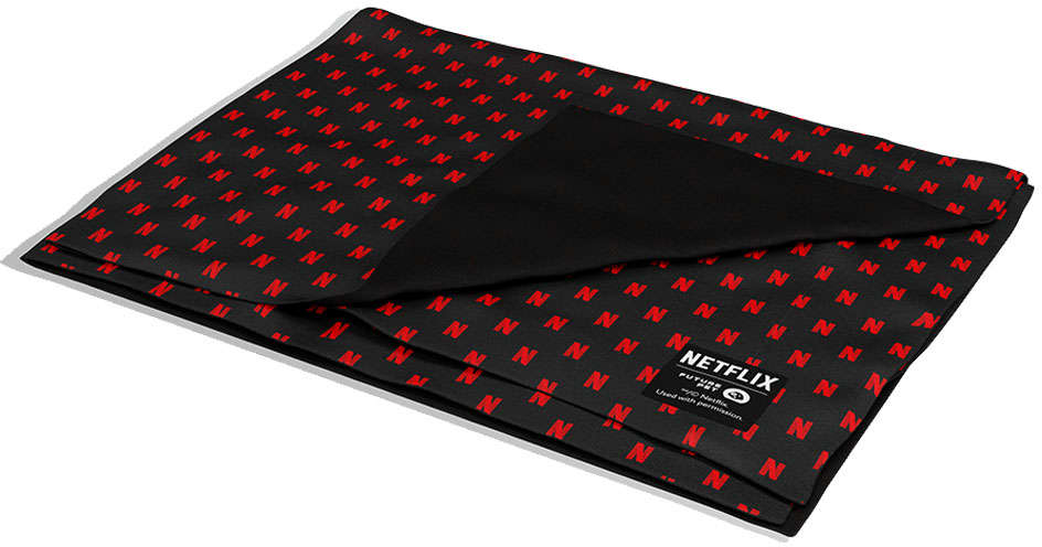Manta Future Pet Netflix Preta - Tam. Único