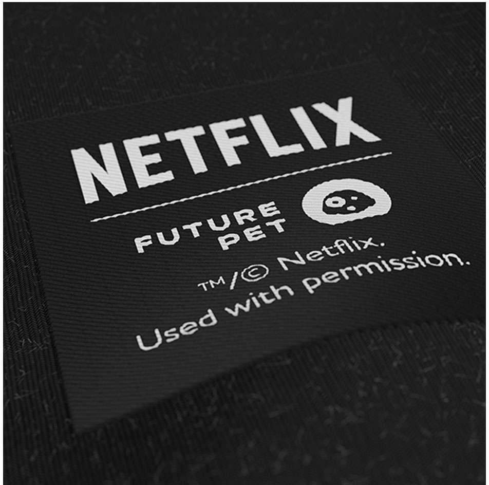 Moletom Future Pet Netflix Preto para Cães - Tam. P