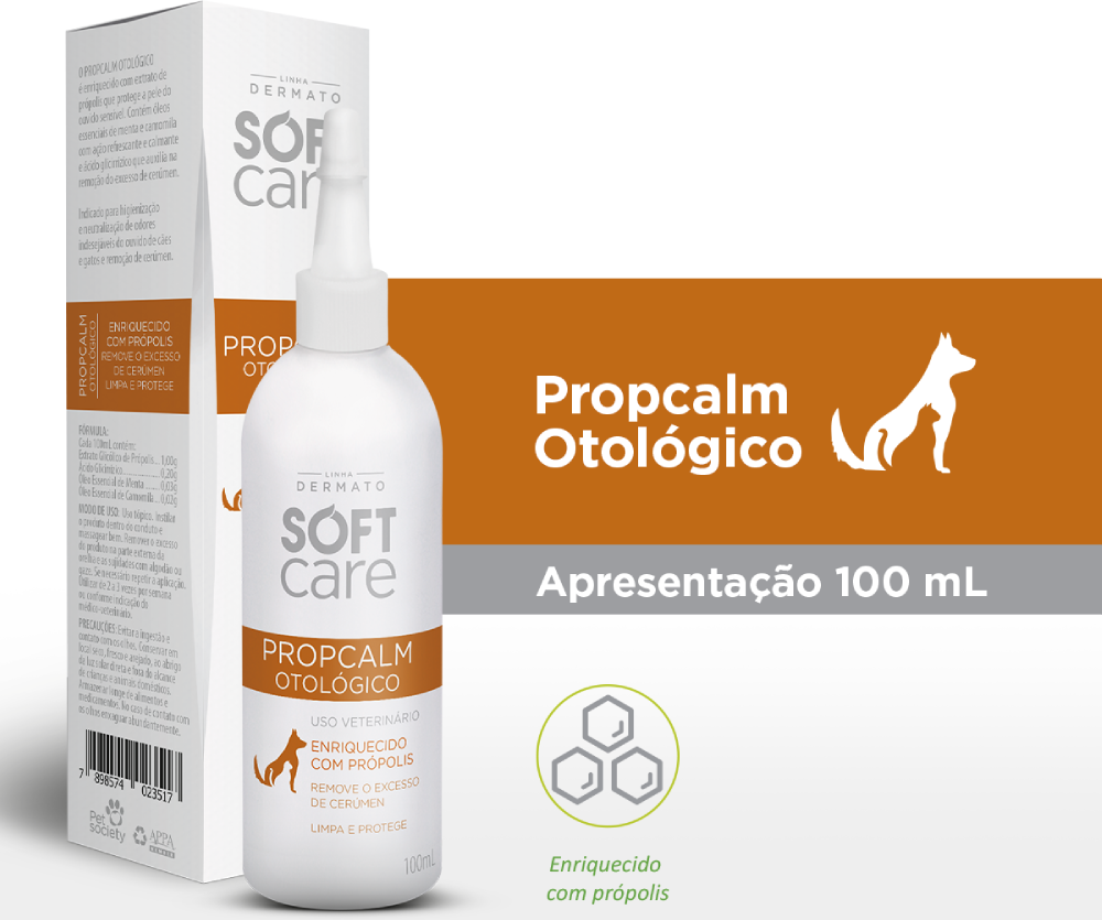 Solução Soft Care Limpeza Auricular Propcalm Otologico - 100 mL