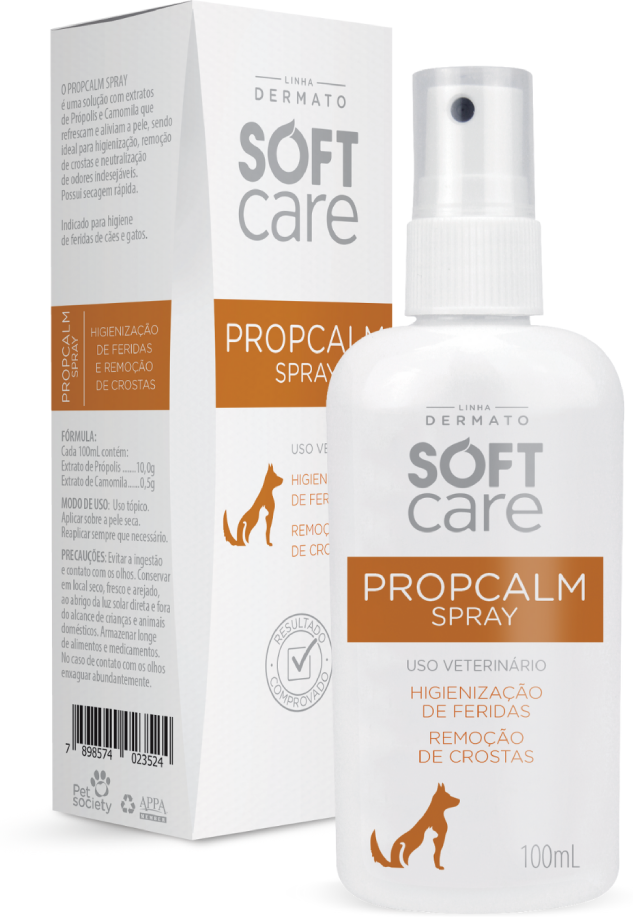 Spray Soft Care Propcalm para Higienização de Feridas - 100 mL