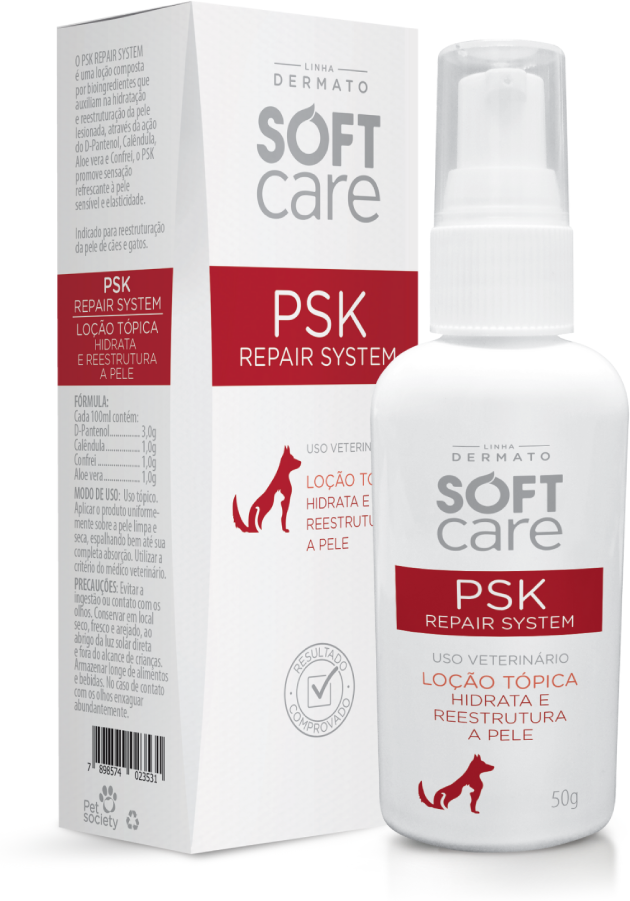 Loção Reestruturadora Soft Care Hidratante PSK Repair System - 50 g