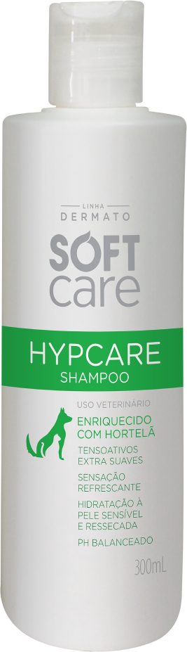 Shampoo Soft Care Hypcare para Pele Ressecada - 300 mL