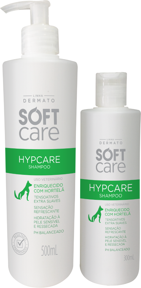 Shampoo Soft Care Hypcare para Pele Ressecada - 300 mL