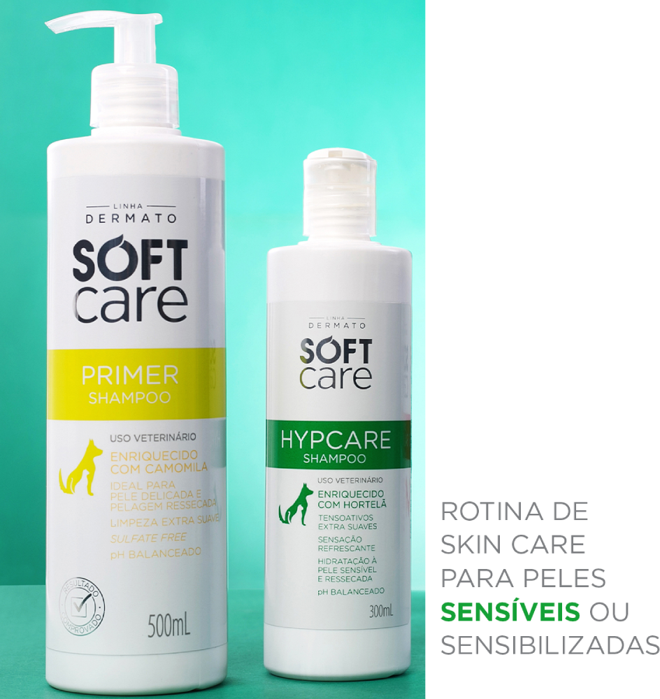 Shampoo Soft Care Hypcare para Pele Ressecada - 300 mL