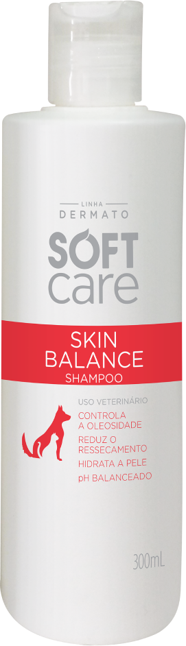 Shampoo Soft Care Skin Balance para Pele Oleosa e Ressecada - 300 mL