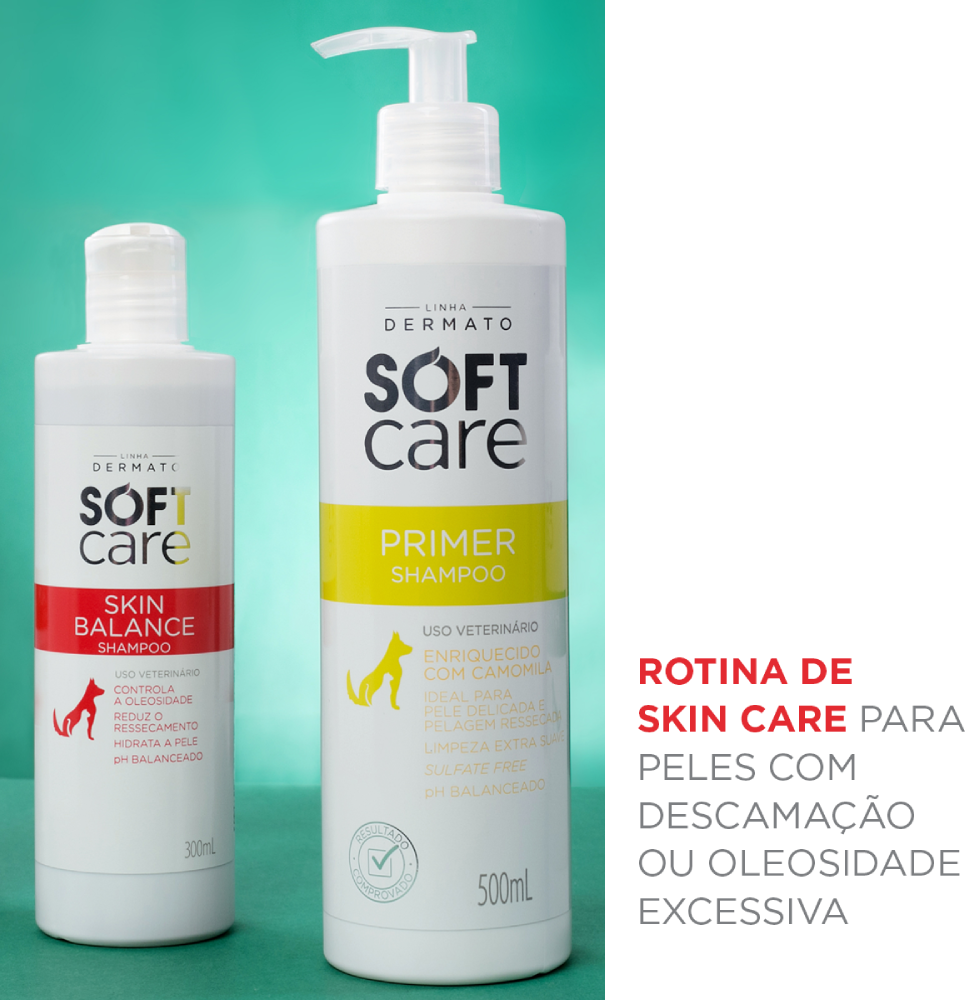 Shampoo Soft Care Skin Balance para Pele Oleosa e Ressecada - 300 mL