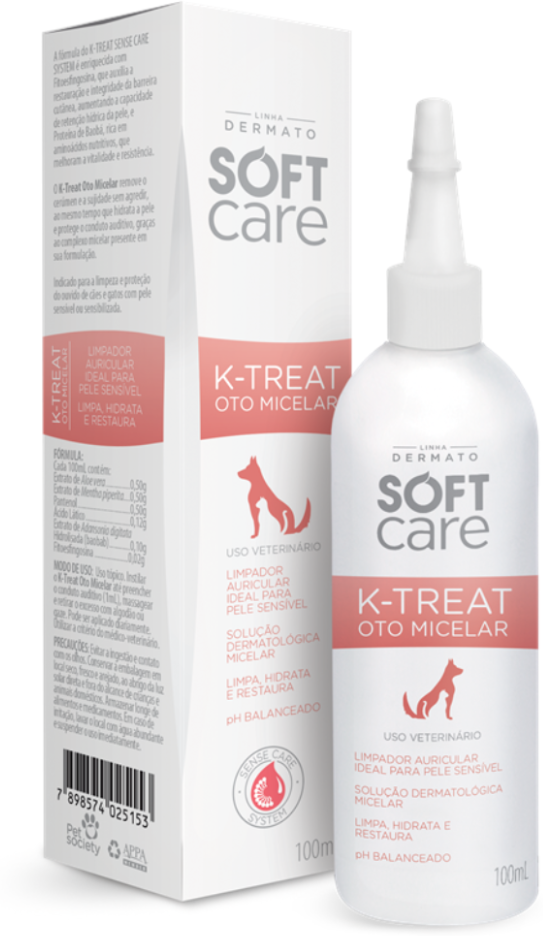 Limpador Auricular Micelar Soft Care K-Treat - 100 mL