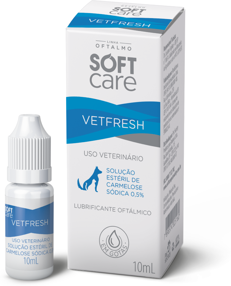 Solução Oftalmológica Soft Care Vetfresh - 10 mL
