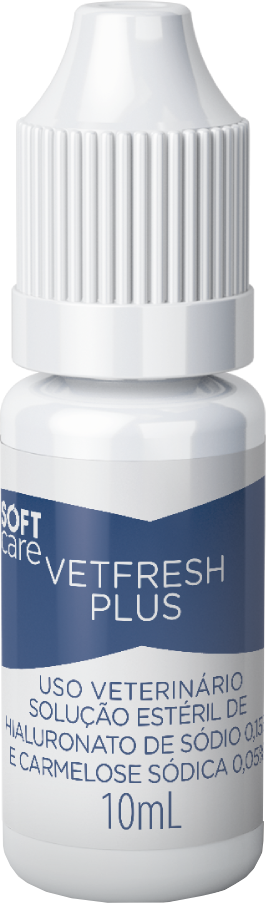 Solução Oftalmológica Soft Care Vetfresh Plus - 10 mL