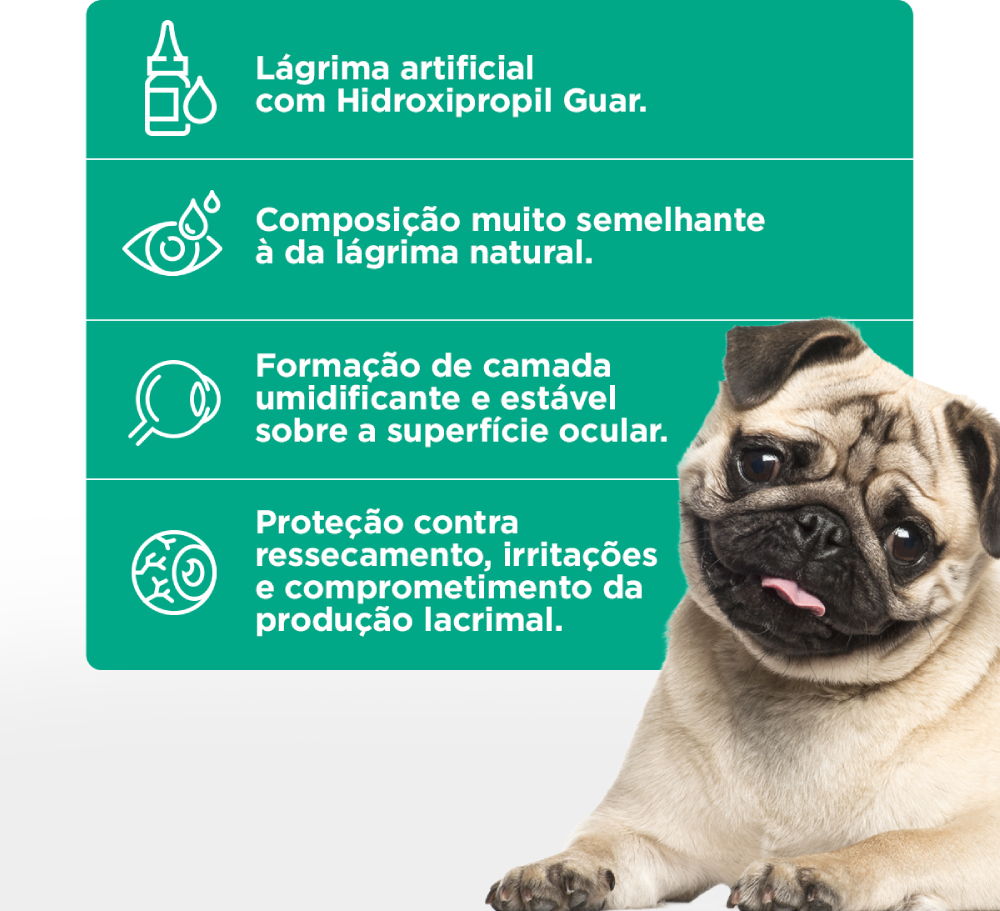 Lubrificante Oftálmico Soft Care Vetguar - 10 mL