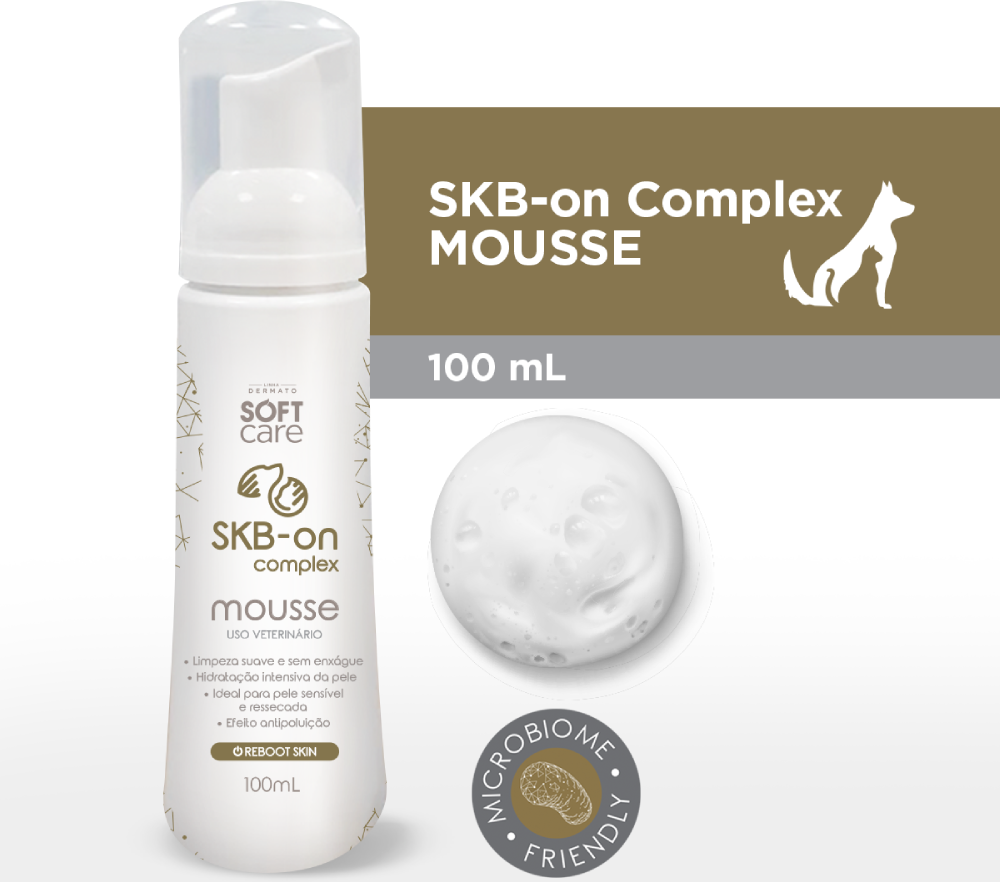Mousse Soft Care SKB-on Complex para Cães e Gatos - 100 mL