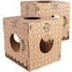 Brinquedo Cubo de Papelão para Gatos