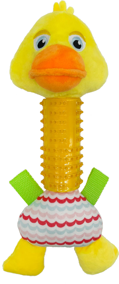 Brinquedo Pelúcia Breno Patinho Silicone - Tam. Único